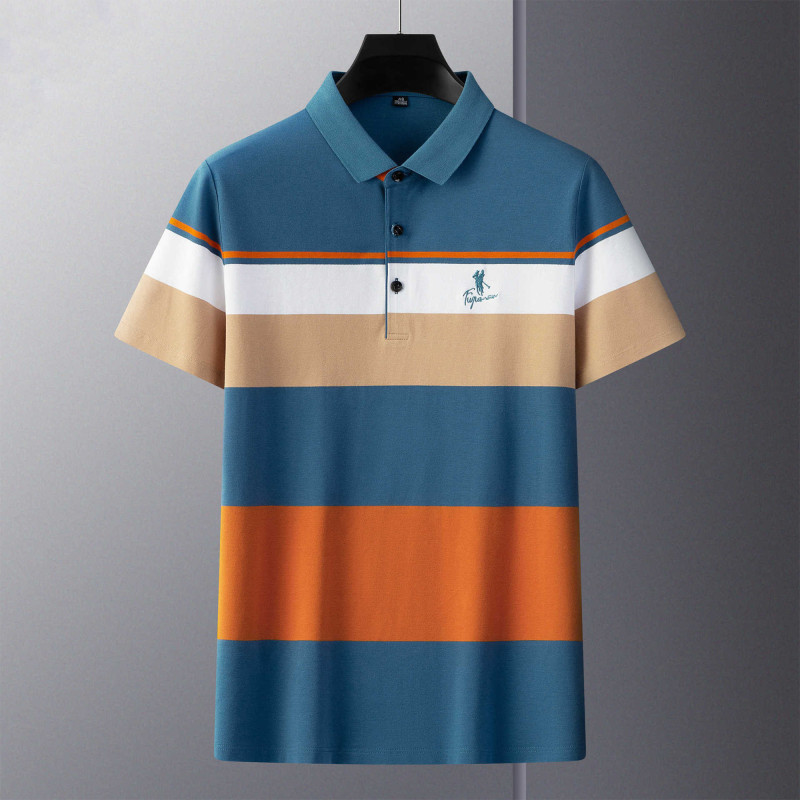 تيشيرت رجالي صيفي قماش قطن قياس رسمي