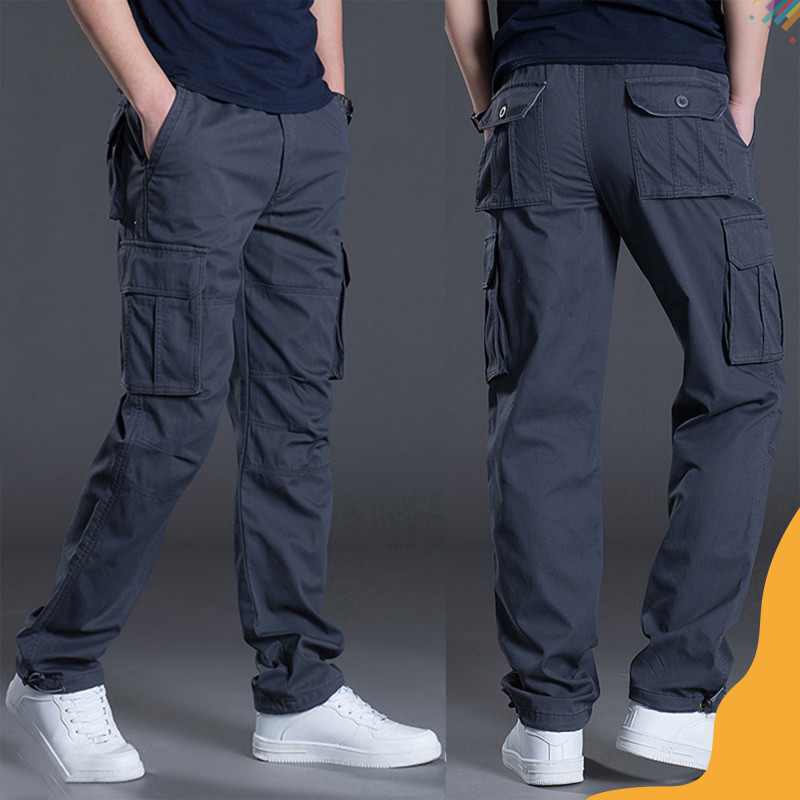 بنطرون رجالي كوماندو قماش قطن %100